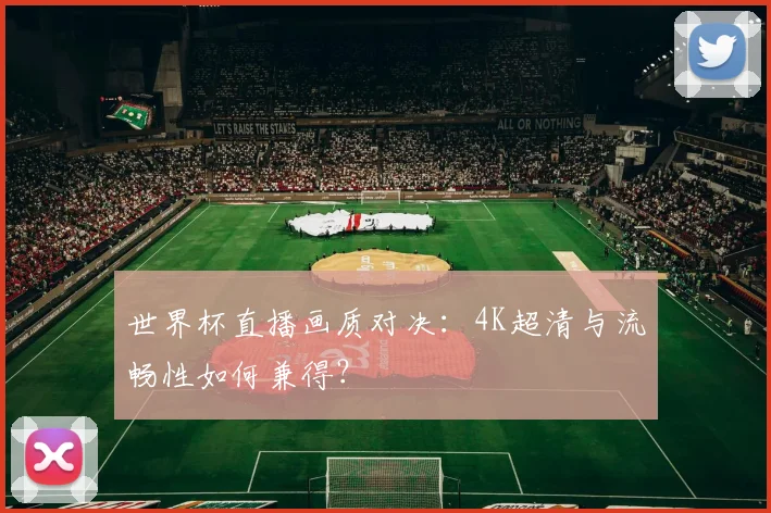 世界杯直播画质对决：4K超清与流畅性如何兼得？
